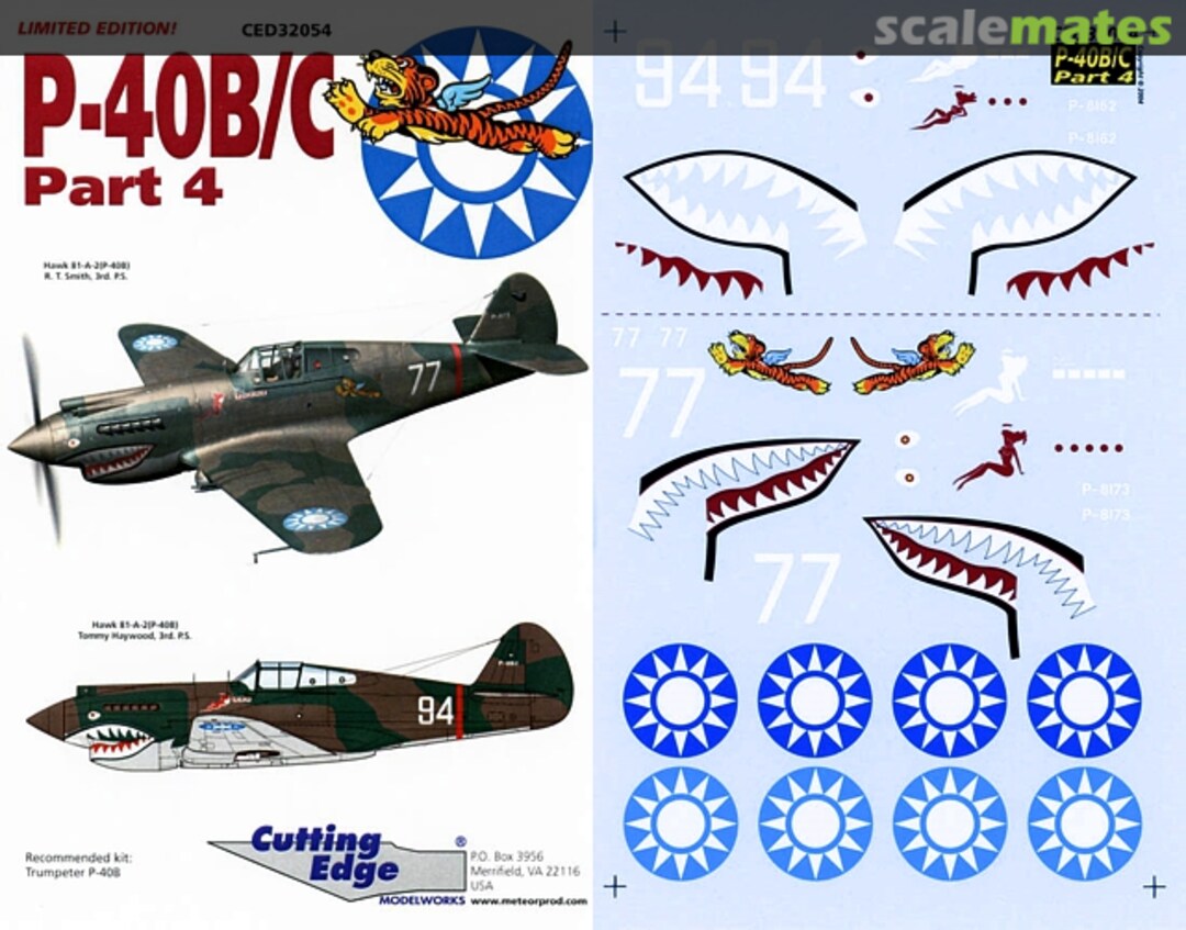 Boxart P-40 Tomahawks CED32054 Cutting Edge Modelworks