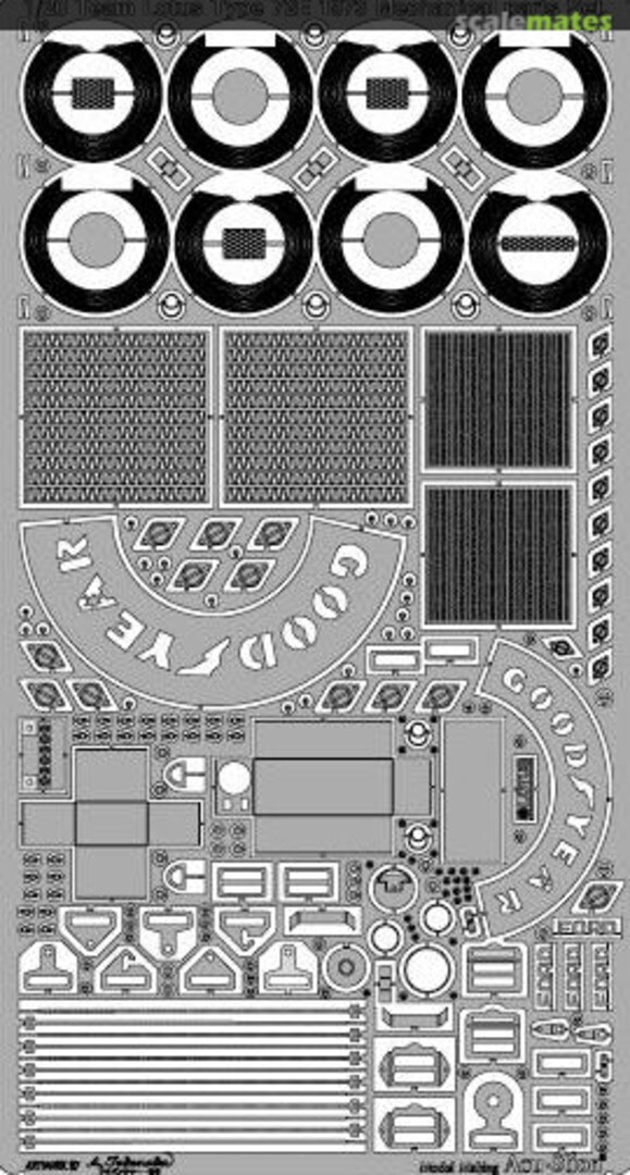 Boxart Lotus Type 72E 1973 Mechanical Parts Set ACS9724 Acu-Stion