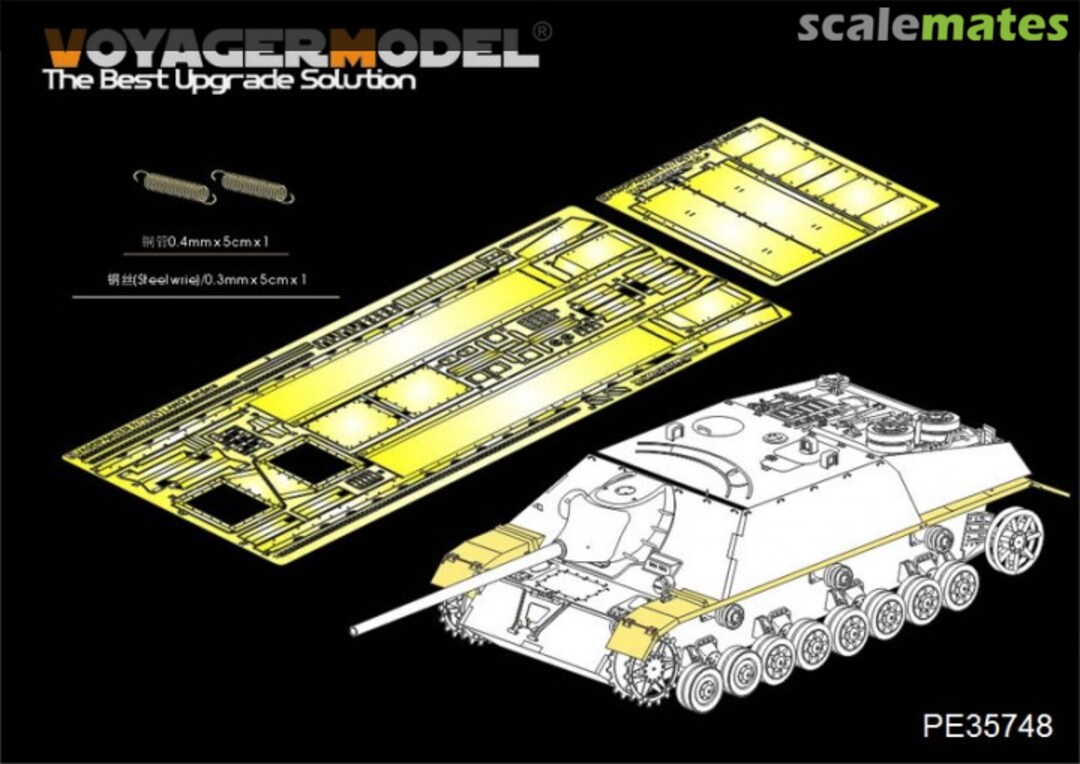 Boxart Jagdpanzer IV L/70(V) - Fenders (Tamiya 35340) PE35748 Voyager Model