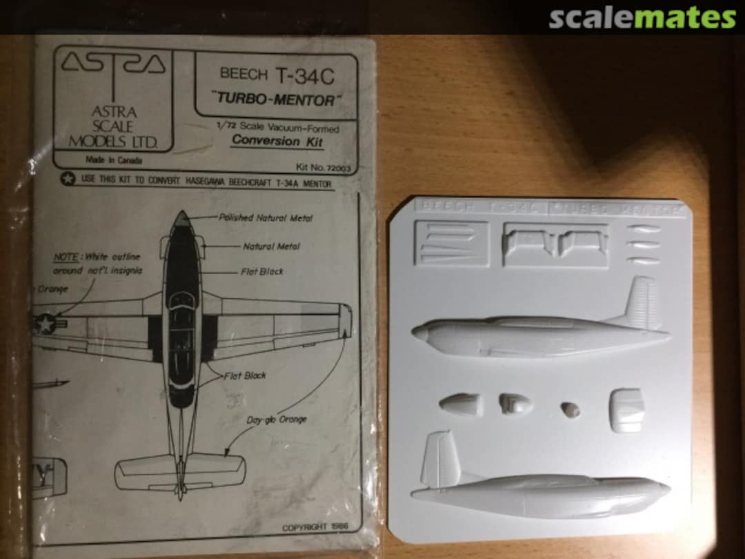 Boxart Beech T-34C 'Turbo Mentor' 72003 Astra