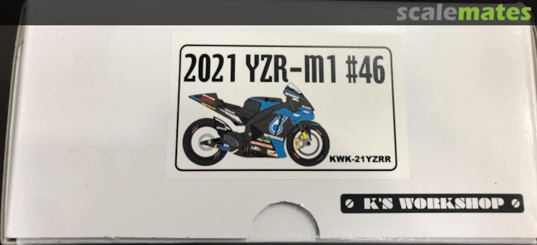 Boxart Yamaha YZR-M1 2021 Moto GP KWK-21YZRR K'S Workshop