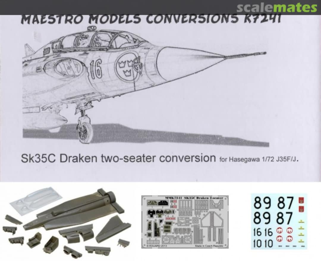 Boxart Sk35C Draken Two-Seater Conversion MMK7241 Maestro Models