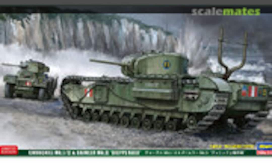 1:72 Churchill Mk.I/II &amp; Daimler Mk.II &quot;Dieppe Raid&quot; (Hasegawa 30043)