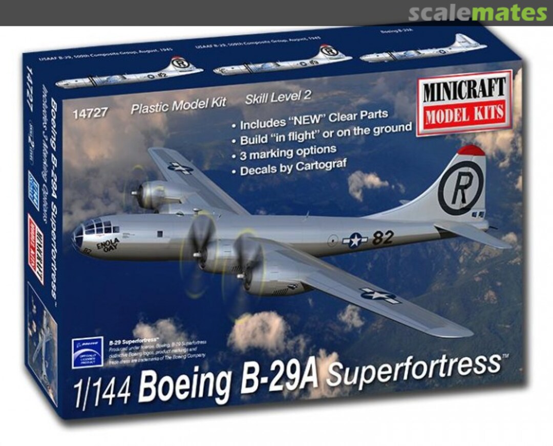 Boxart Boeing B-29A Superfortress 14727 Minicraft Model Kits