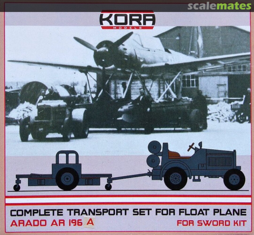 Boxart Transport set for Ar 196 A C72.103 Kora Models