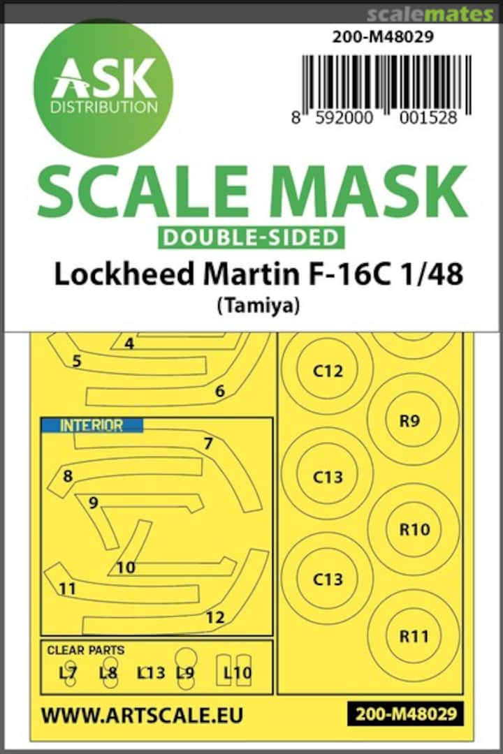 Boxart Lockheed Martin F-16C Fighting Falcon 200-M48029 ASK