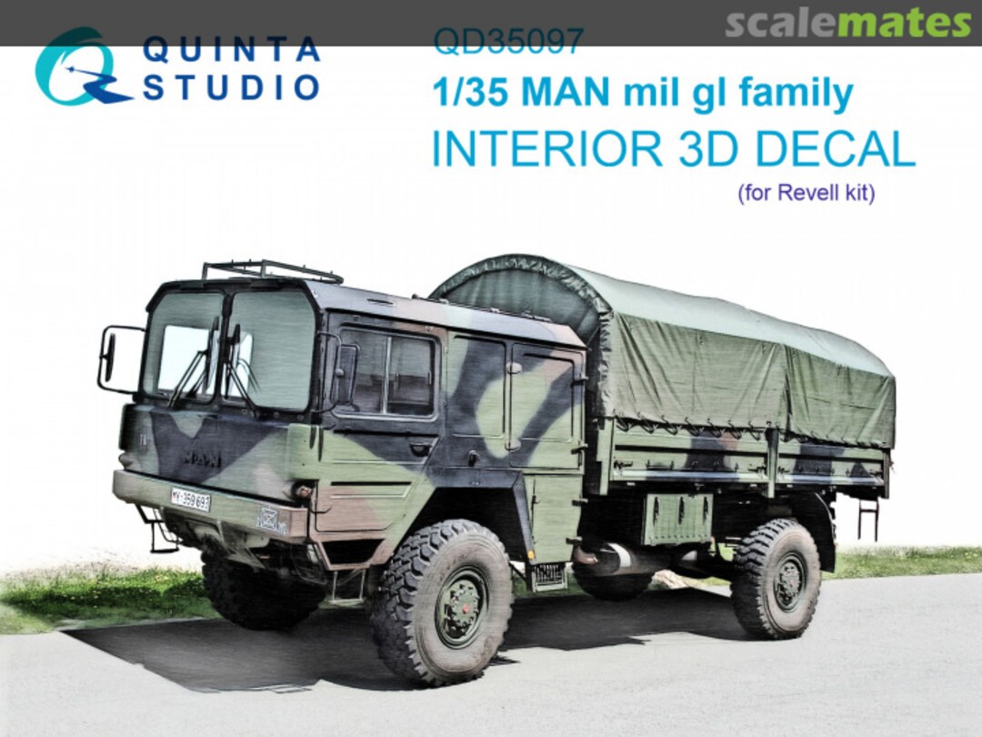 Boxart MAN mil gl family interior 3D decals QD35097 Quinta Studio