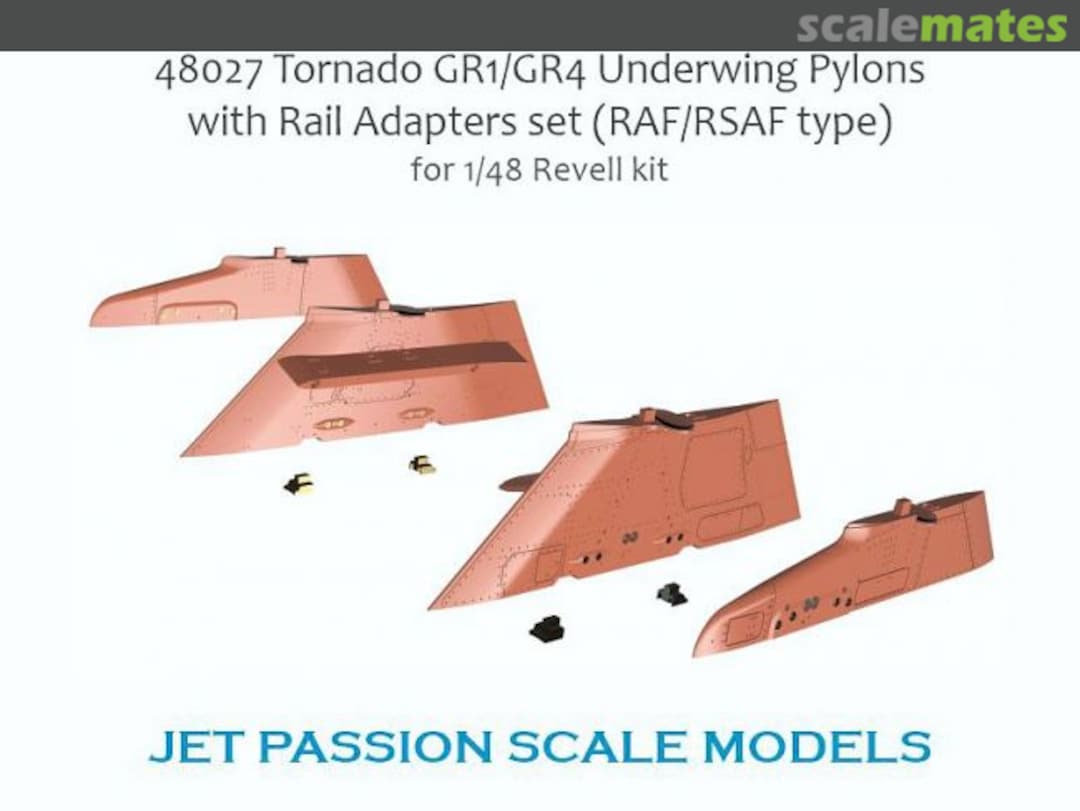 Boxart Tornado GR.1/GR.4 Underwing Pylons with Rail Adapters set 48027 Jet Passion