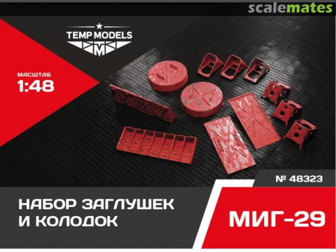 Boxart ​MiG-29 Set of plugs and pads 48323 Tempmodels