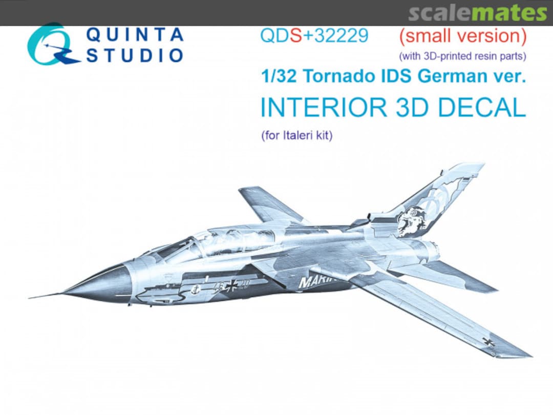 Boxart Tornado IDS German ver. interior 3D decals (with 3D-printed resin parts) (small version) QDS+32229 Quinta Studio