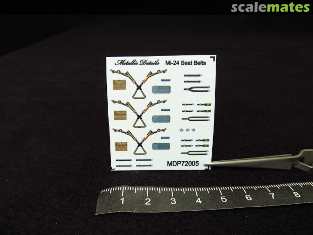 Boxart Mi-24. Seat belts MDP72005 Metallic Details