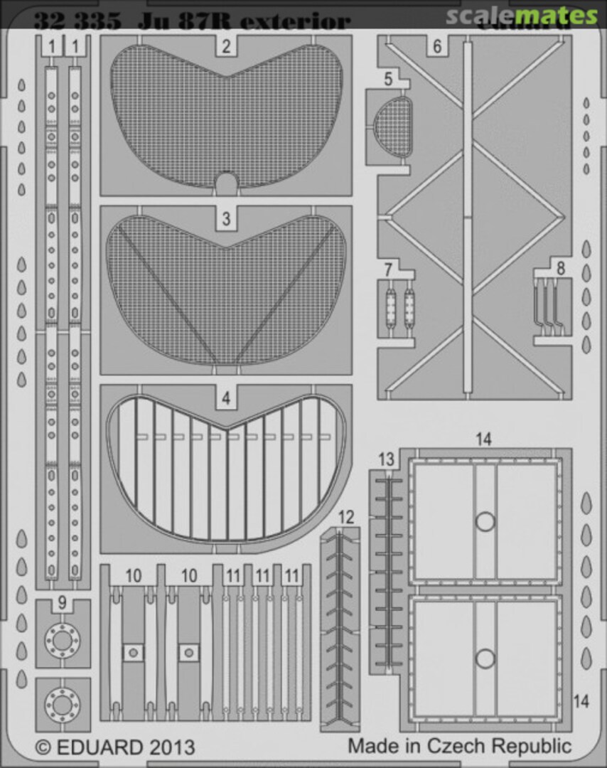 Boxart Ju 87R exterior 32335 Eduard