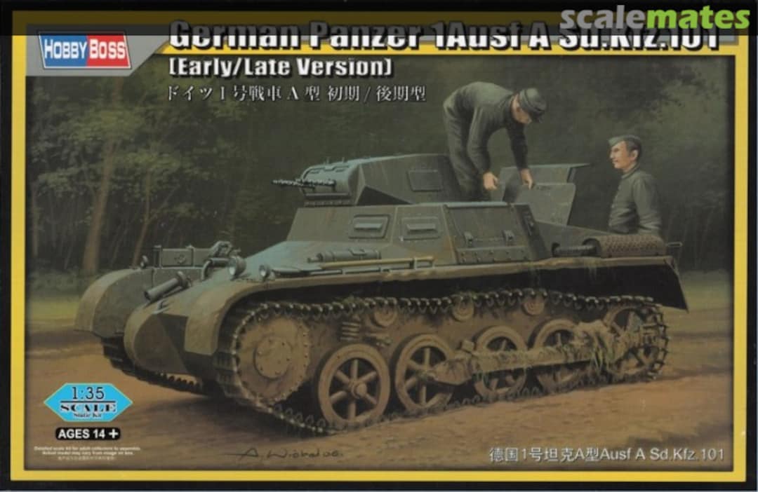 Boxart Panzer 1 Ausf A Sd.Kfz.101 80145 HobbyBoss