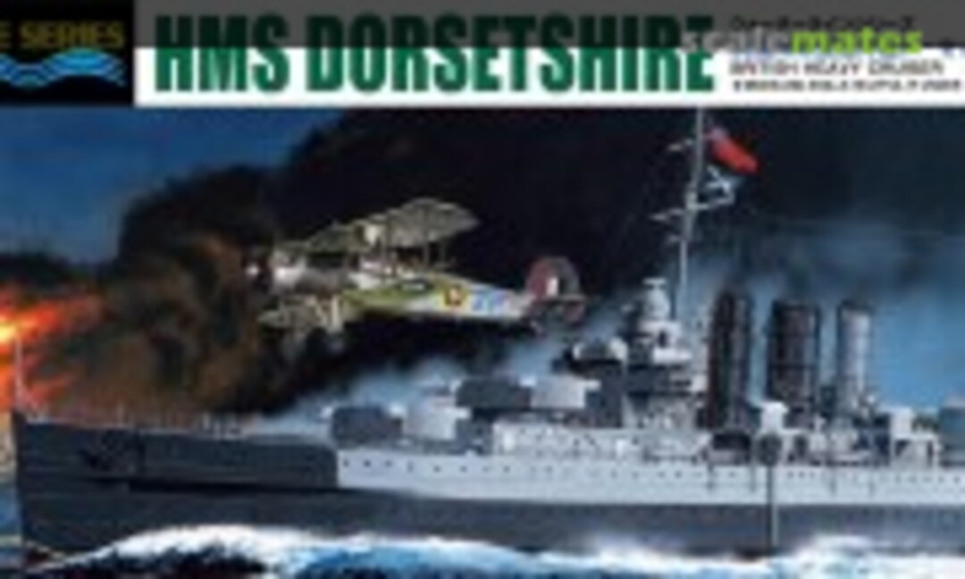 1:700 HMS Dorsetshire 'Bismarck Pursuit Battle' (Aoshima 052686)