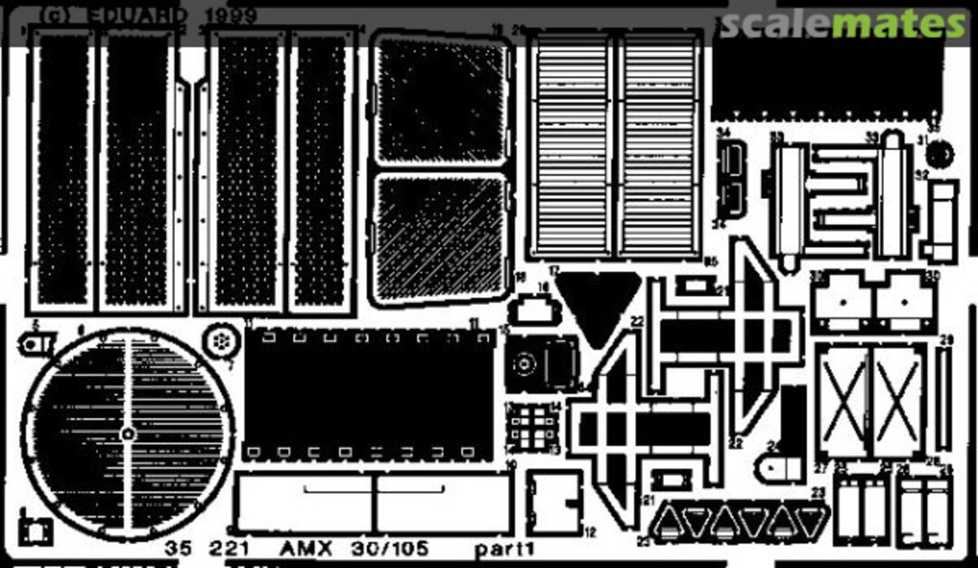 Boxart AMX 30/105 35221 Eduard