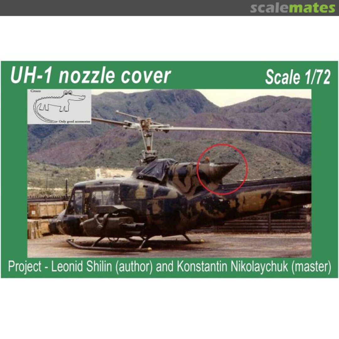 Boxart UH-1 nozzle cover CMDA7209 Croco Models