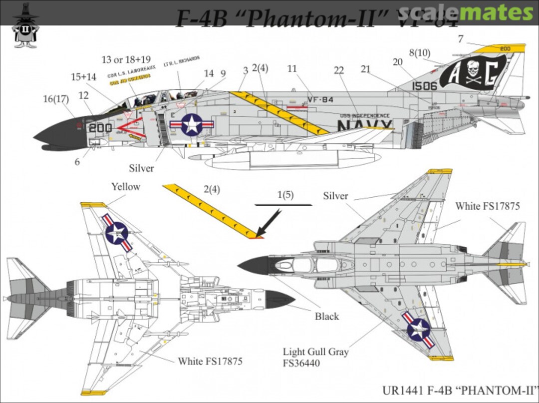 Boxart F-4B Phantom-II VF-84 UR1441 UpRise