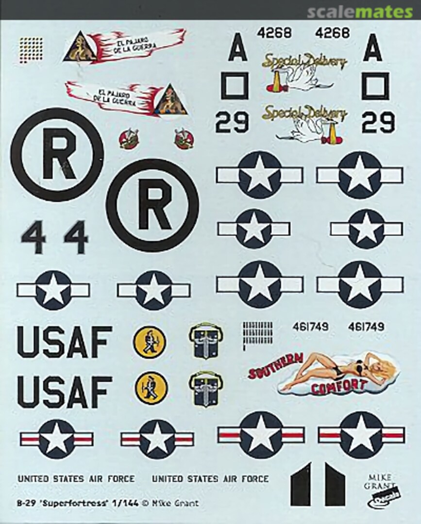 Boxart B-29 Superfortress  Mike Grant Decals