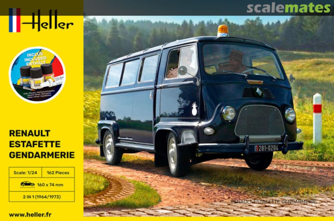 Boxart Renault Estafette Gendarmerie 56742 Heller