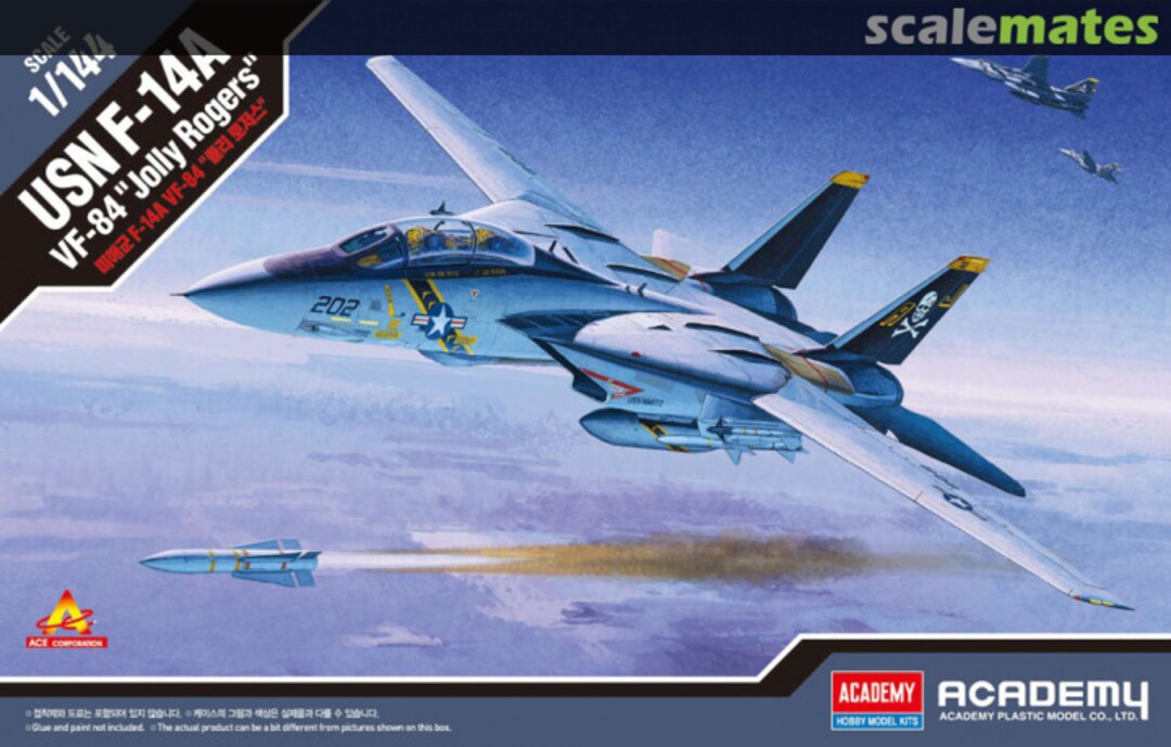 Boxart USN F-14A VF-84 "Jolly Rogers" 12626 Academy