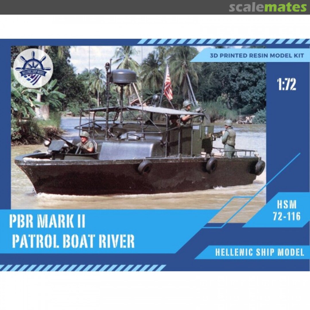 Boxart PBR Mark II - PATROL BOAT RIVER HSM72-116 Hellenic Ship Model