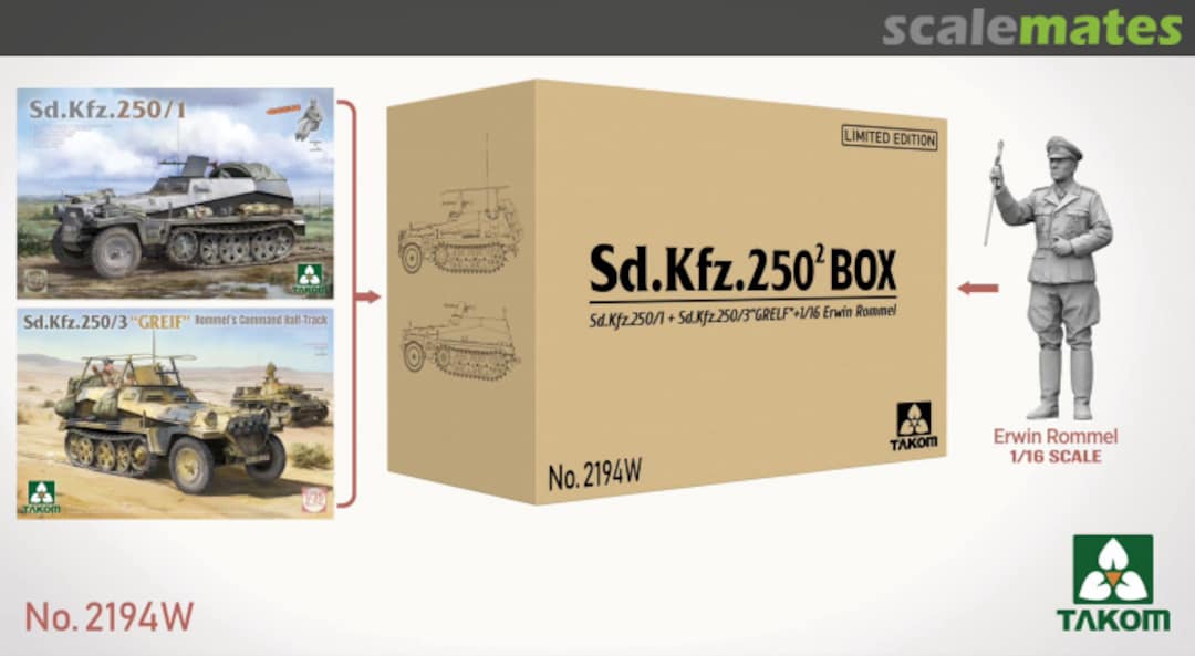 Boxart Sd.Kfz.250² BOX 2194W Takom