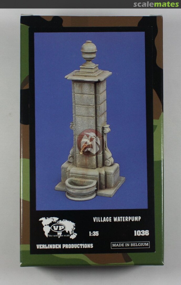 Boxart Village Waterpump 1036 Verlinden Productions