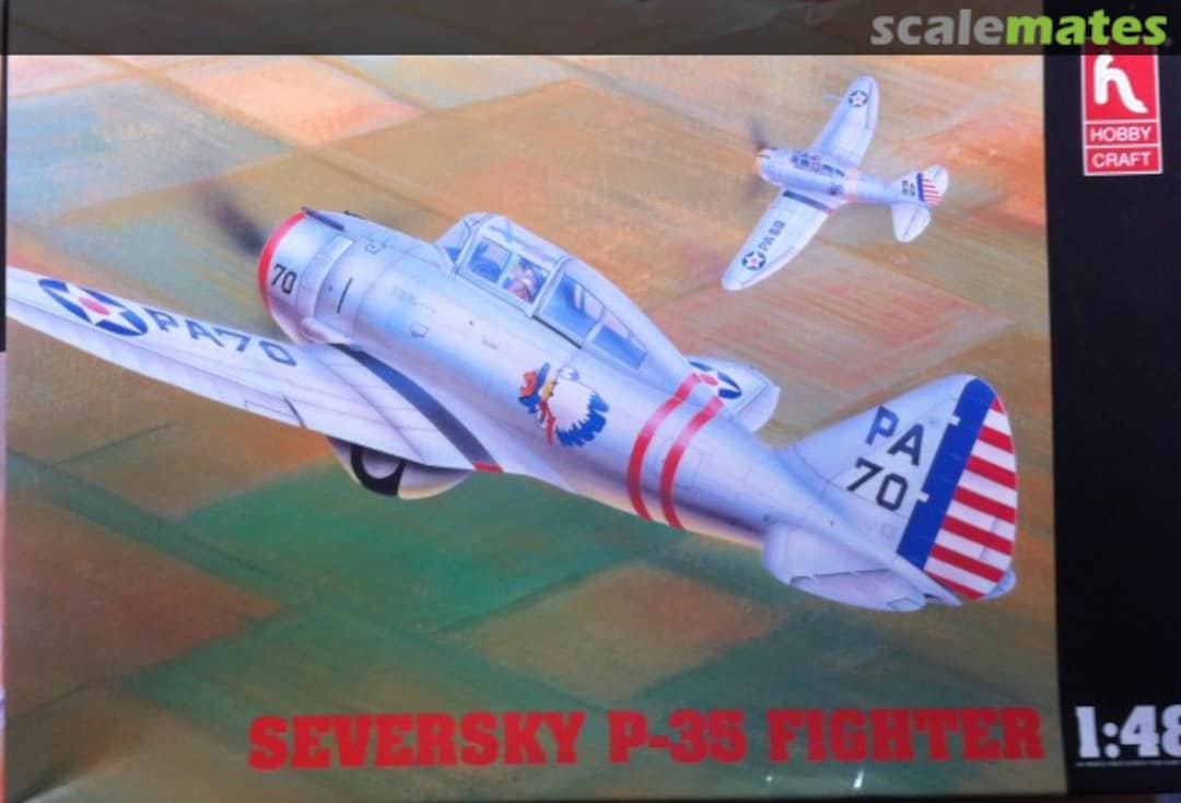 Boxart Seversky P-35 Fighter HC1552 Hobbycraft