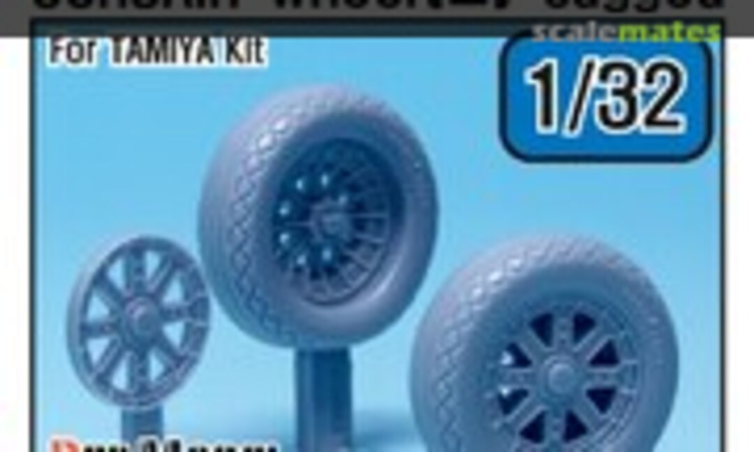 1:32 F4U Corsair Main Gear Sagged Wheel Set (Def.Model DS32002)