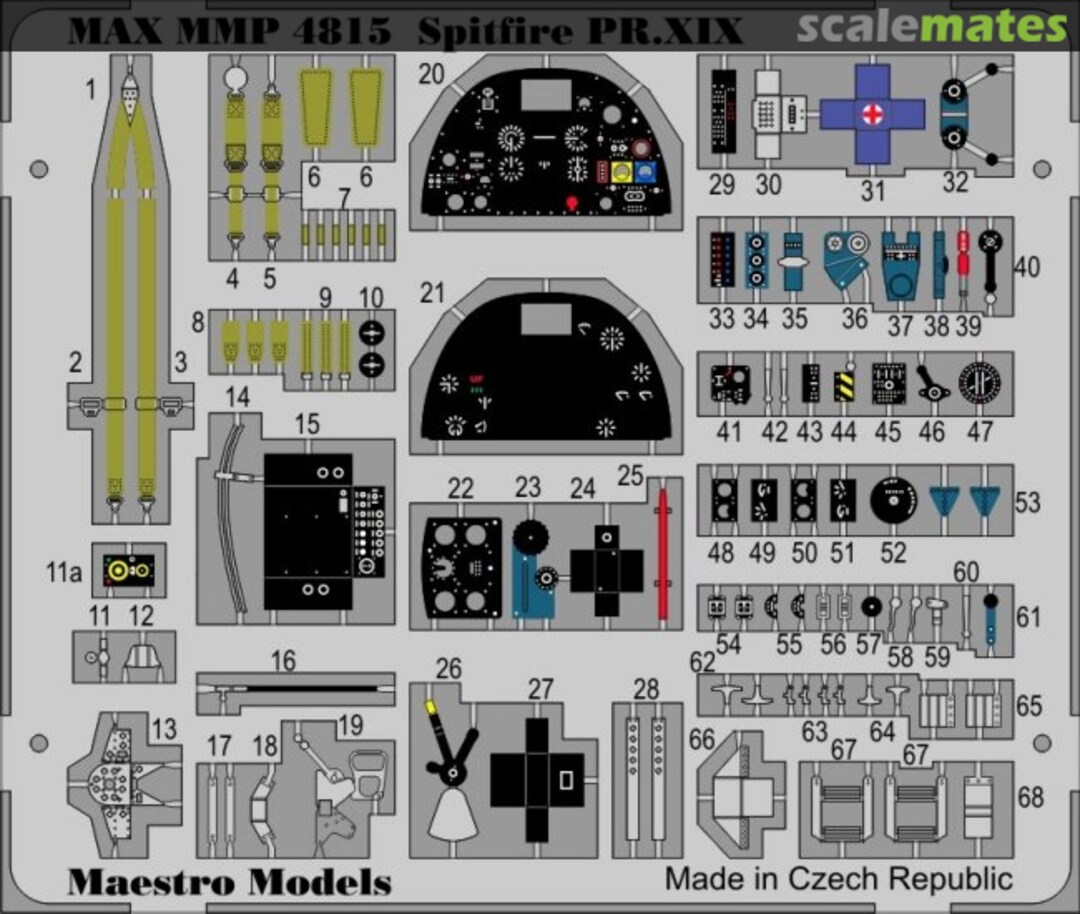 Boxart S31 Spitfire PR Mk.XIX Detail Set MMP4815 Maestro Models