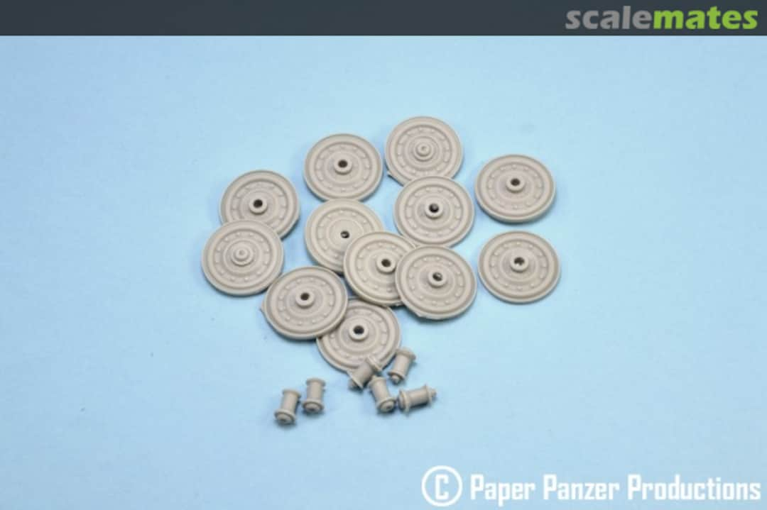 Boxart E-75 wheel set 35004 Paper Panzer Productions