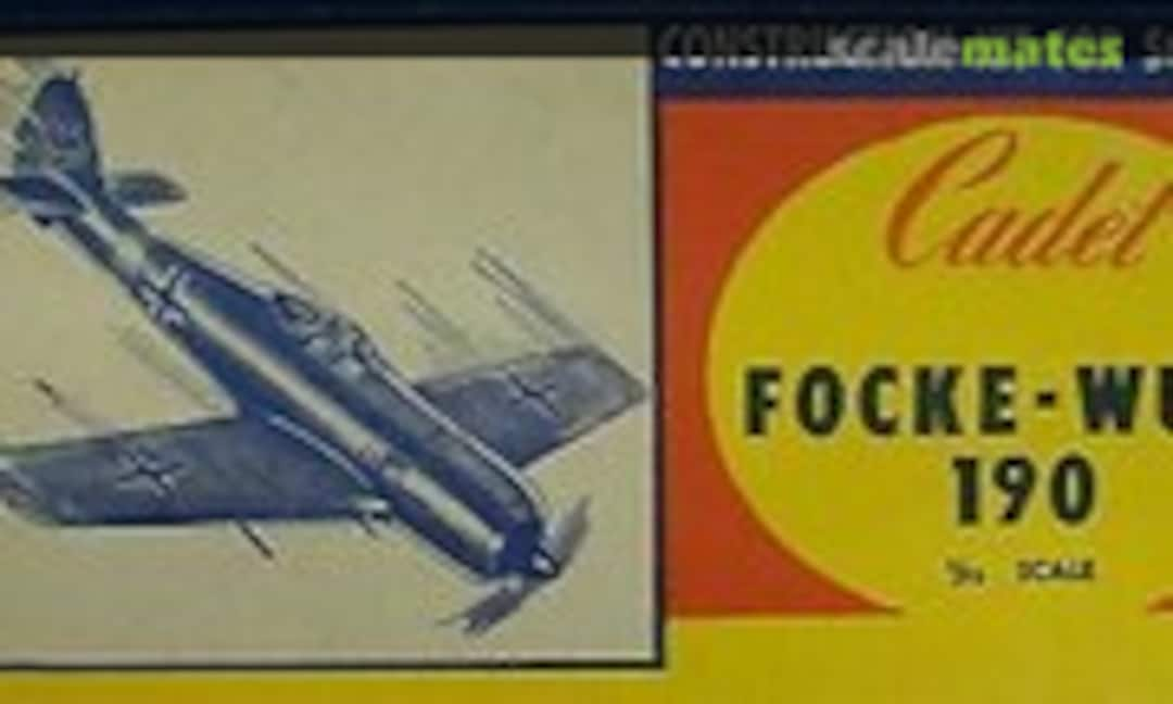 1:72 Focke-Wulf FW 190 (Cadet Aeronautics F-3)