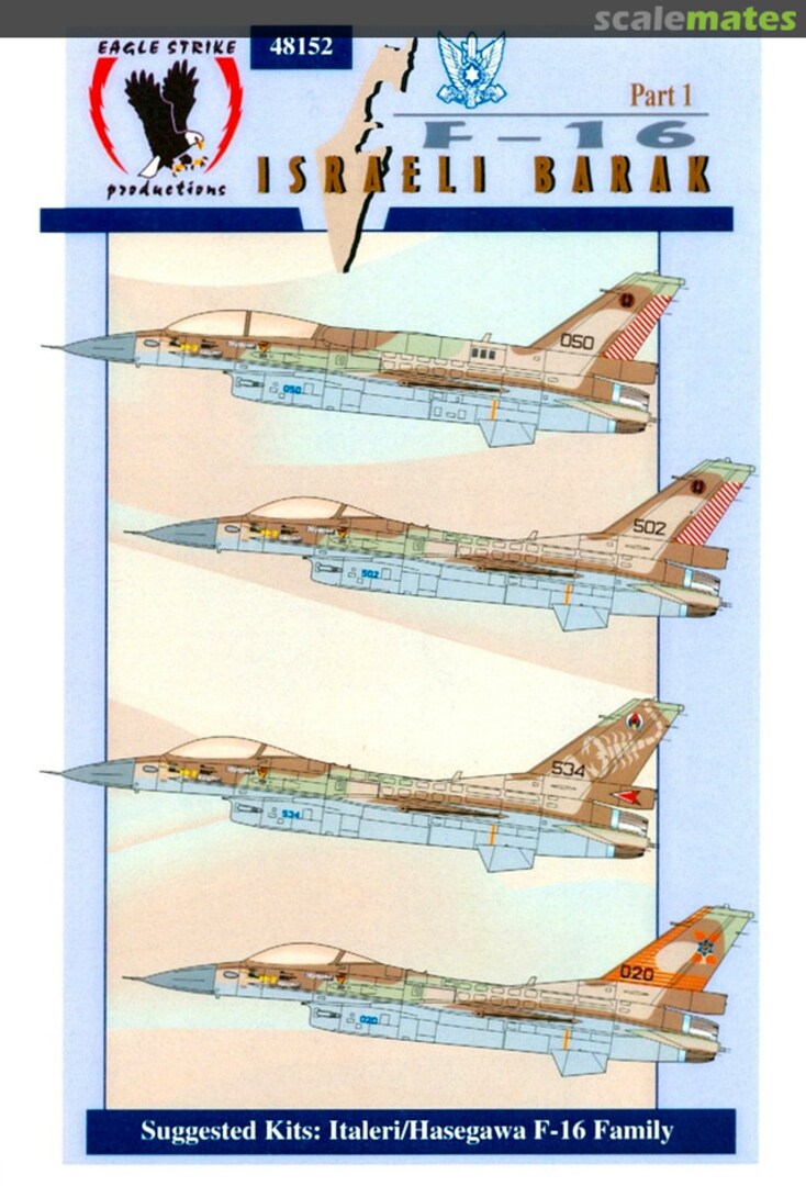 Boxart F-16 Israeli Barak 48152 Eagle Strike Productions