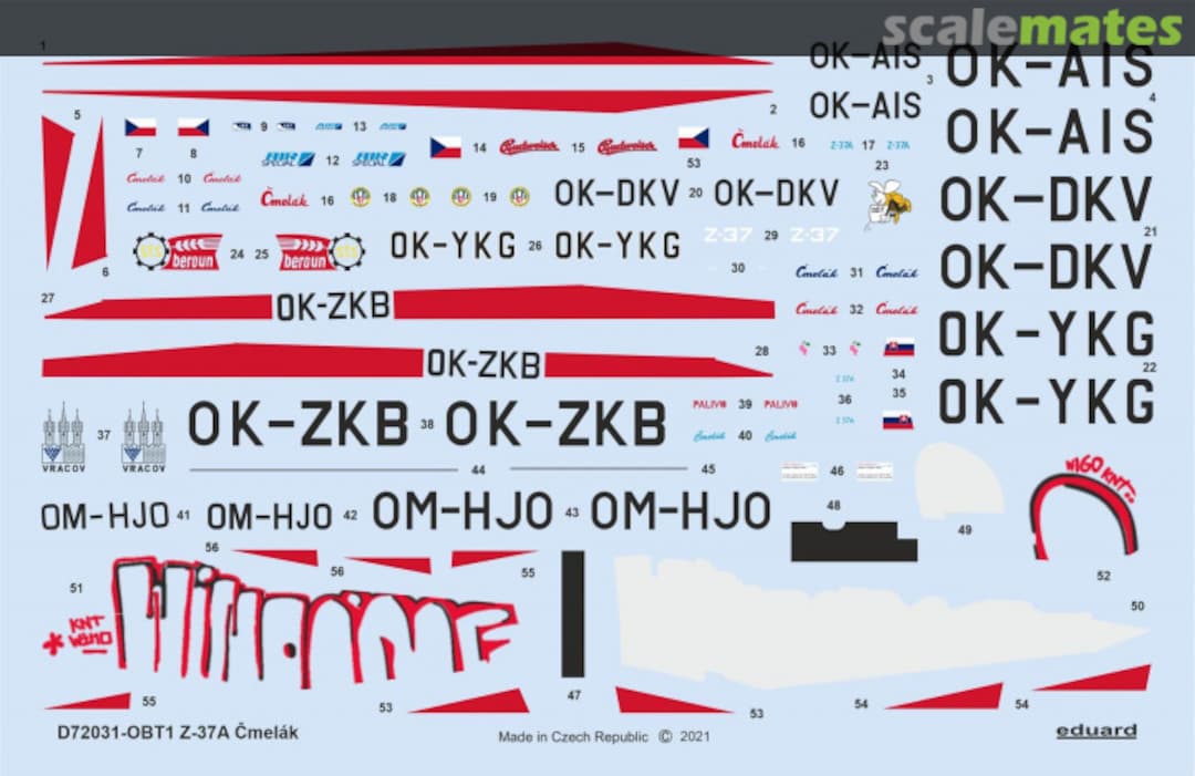 Boxart Z-37 Čmelák D72031 Eduard