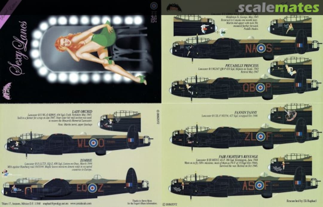 Boxart Sexy Lancs ZTZ72-015 Zotz Decals