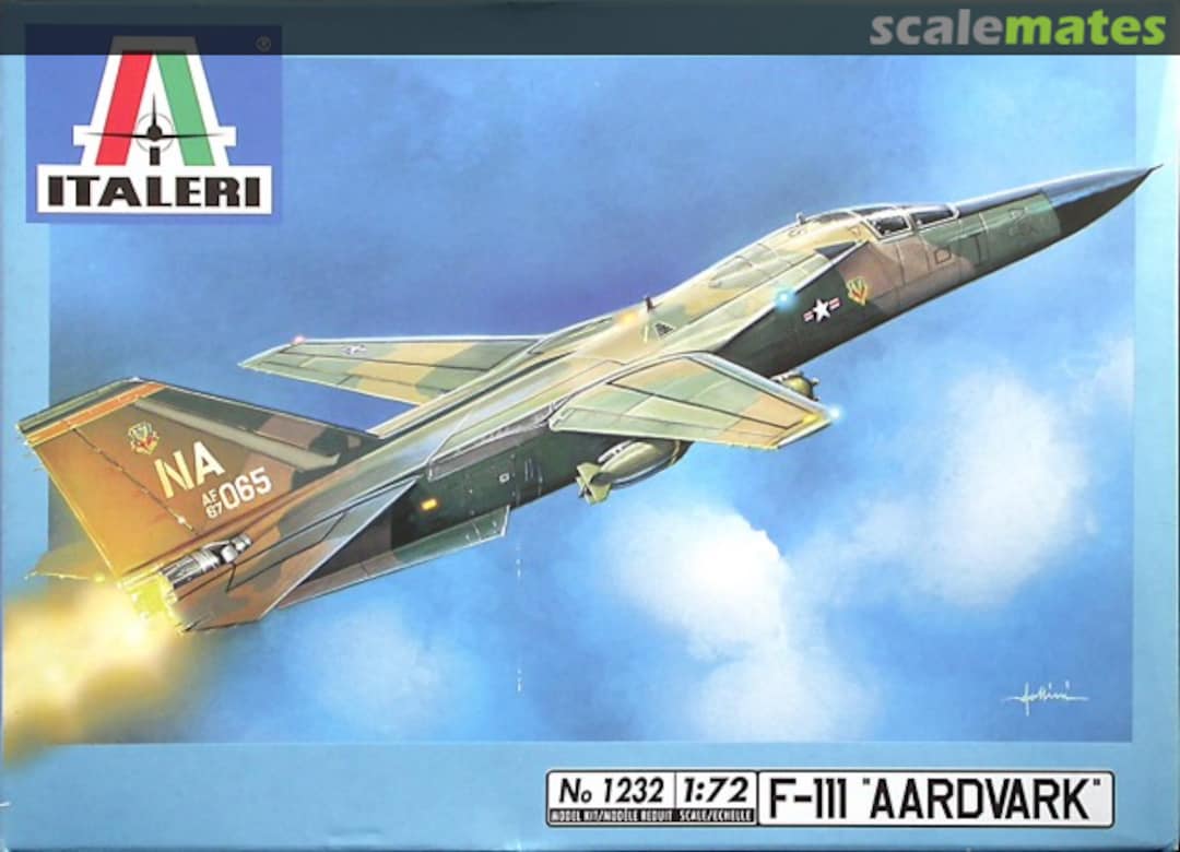 Boxart F-111 Aardvark 1232 Italeri