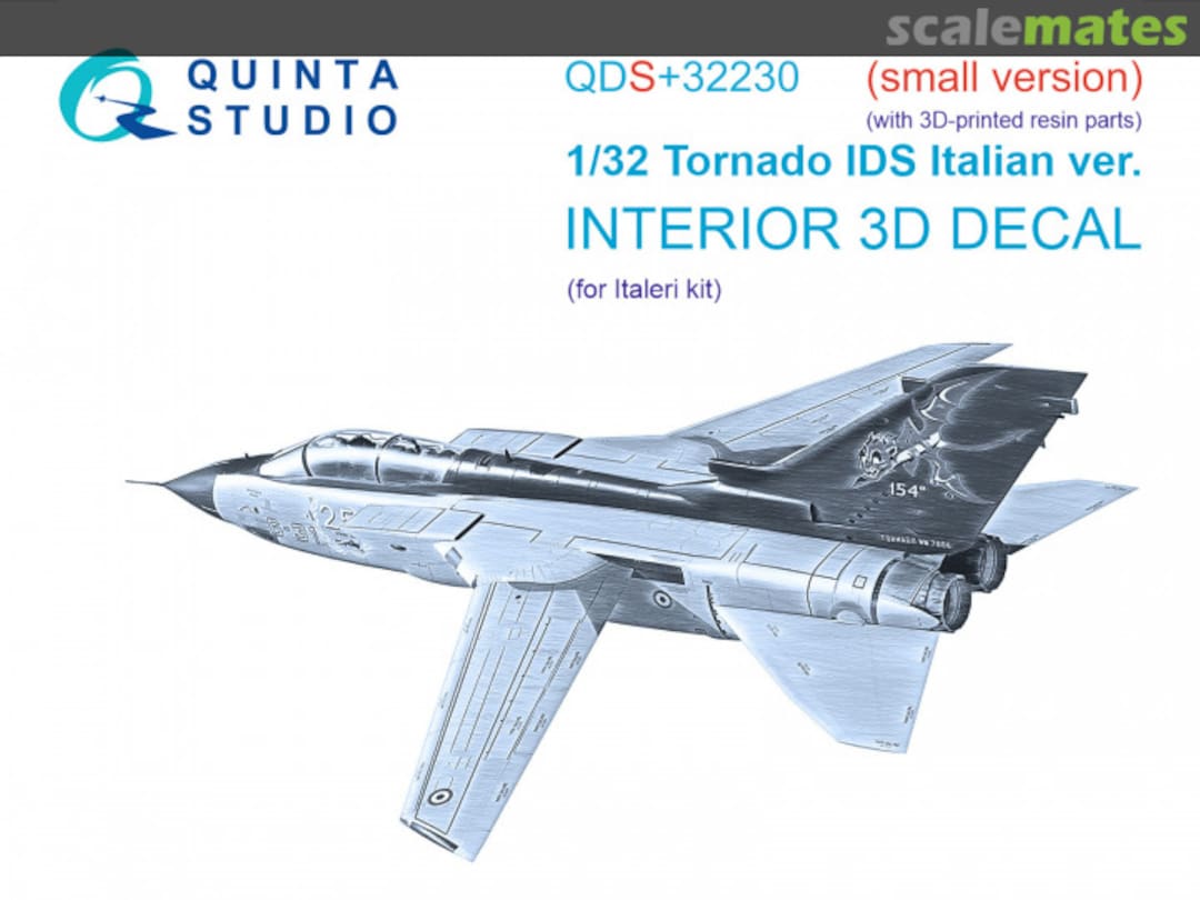 Boxart Tornado IDS Italian ver. interior 3D decals (with 3D-printed resin parts) (small version) QDS+32230 Quinta Studio