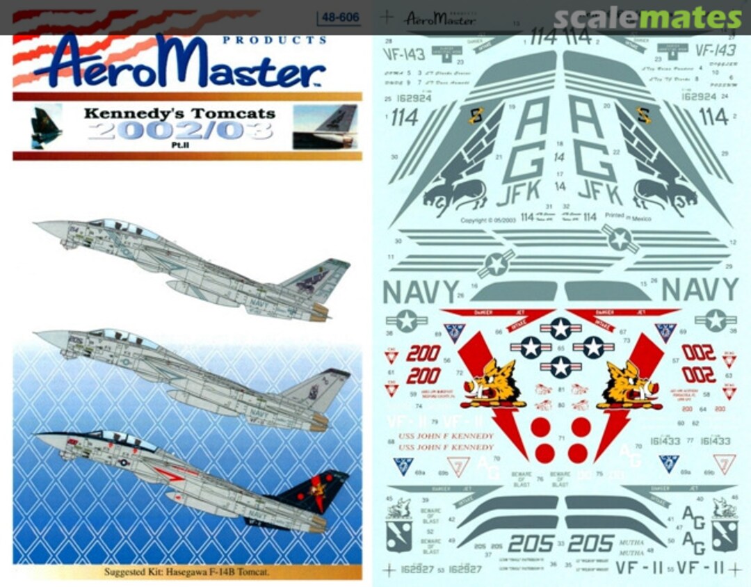 Boxart Kennedy's Tomcats 2002/03 48-606 AeroMaster