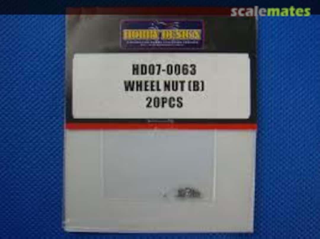 Boxart Wheel Nut (B) HD07-0063 Hobby Design