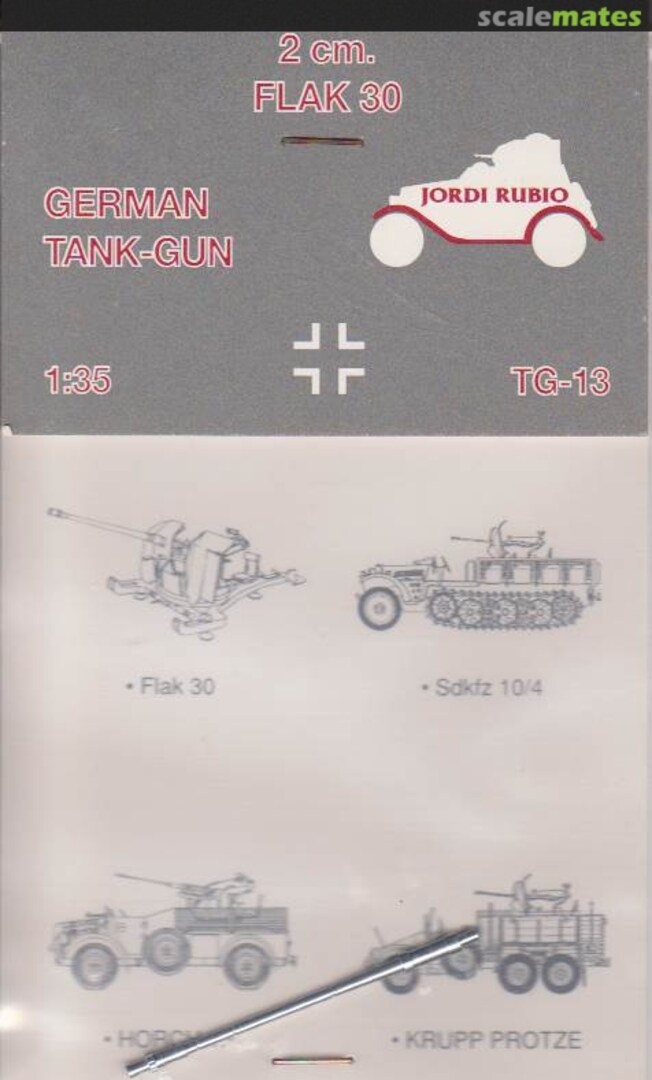 Boxart 2 cm. FlaK 30 TG-13 Jordi Rubio