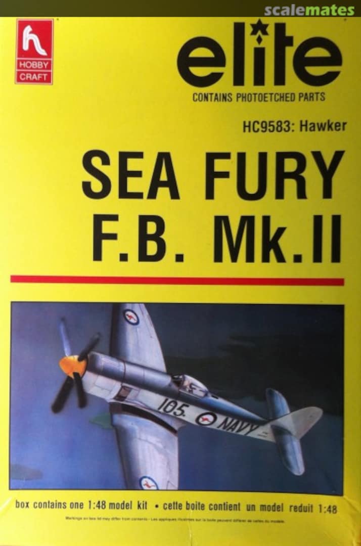 Boxart Hawker Sea Fury F.B. Mk.II HC9583 Hobbycraft