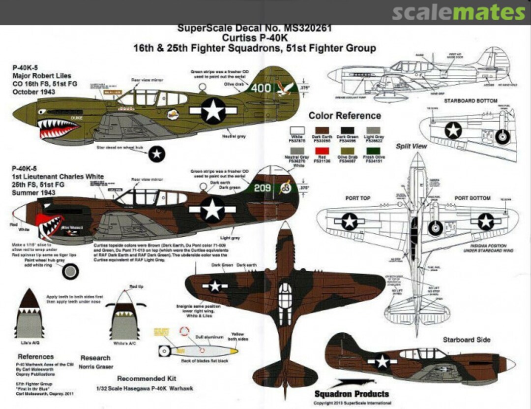 Contents P-40K Warhawks MS320261 SuperScale International