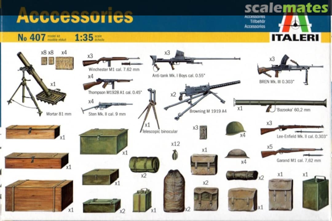 Boxart Accessories 407 Italeri