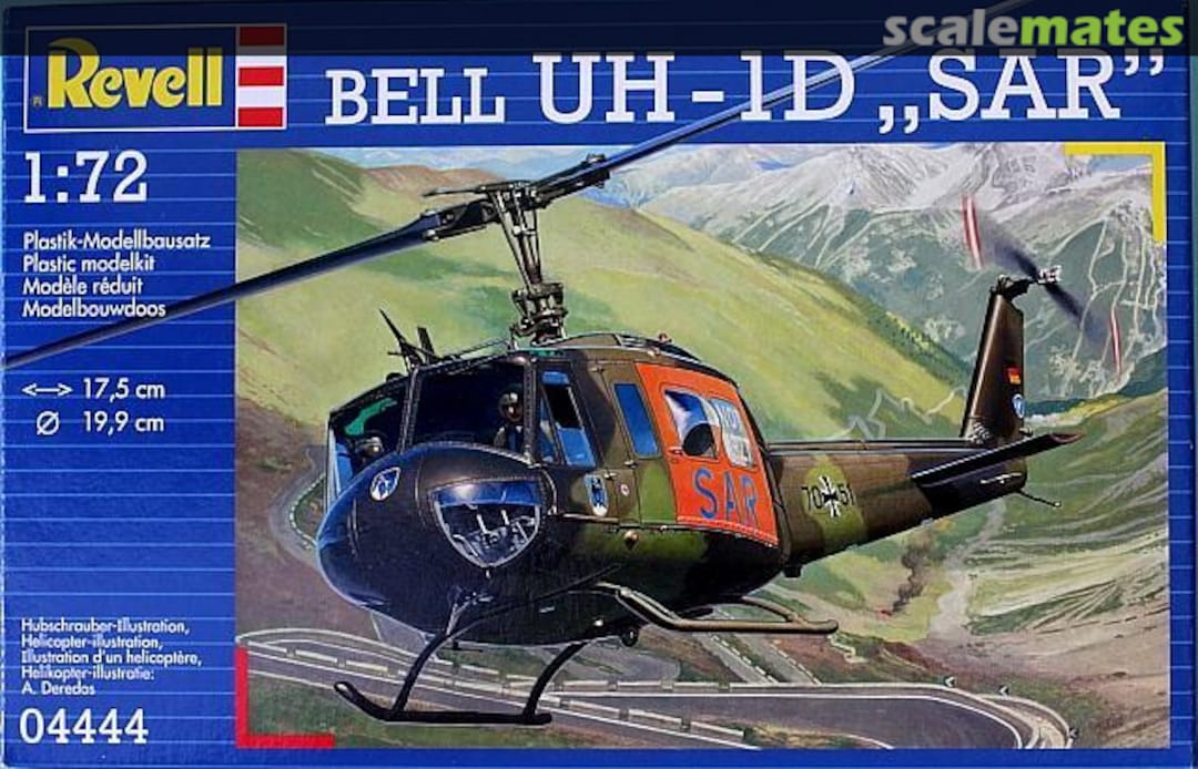 Boxart Bell UH-1D "SAR" 04444 Revell