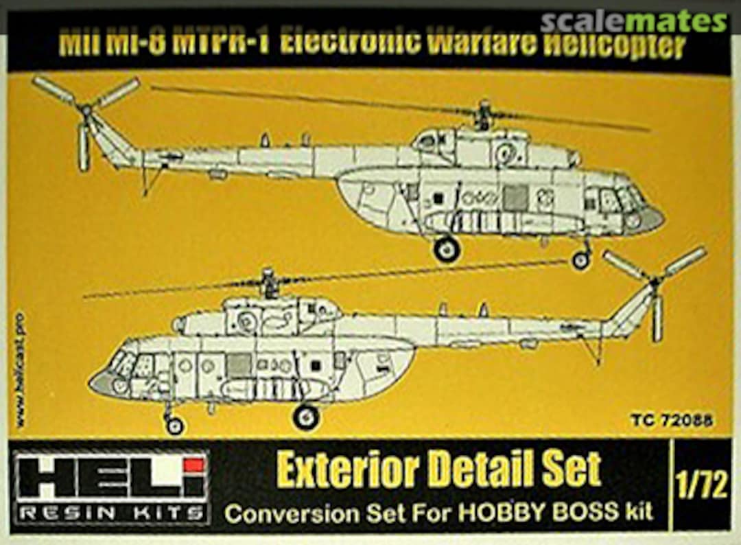 Boxart Mi-8 MTPR-1 Electronic Warfare Helicopter TC72088 HELI Resin Kits