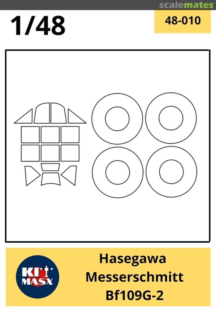 Boxart Messerschmitt Bf 109G-2 48-010 Kit Masx