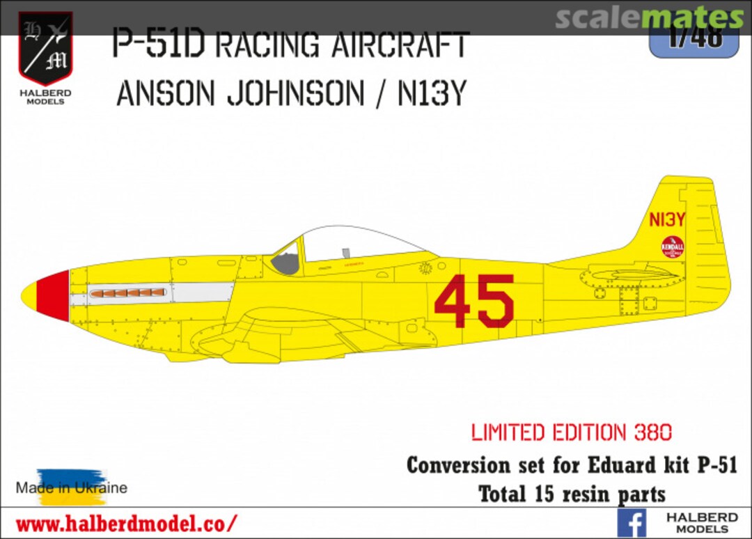 Boxart P-51 Racing Aircraft No. Halberd Models