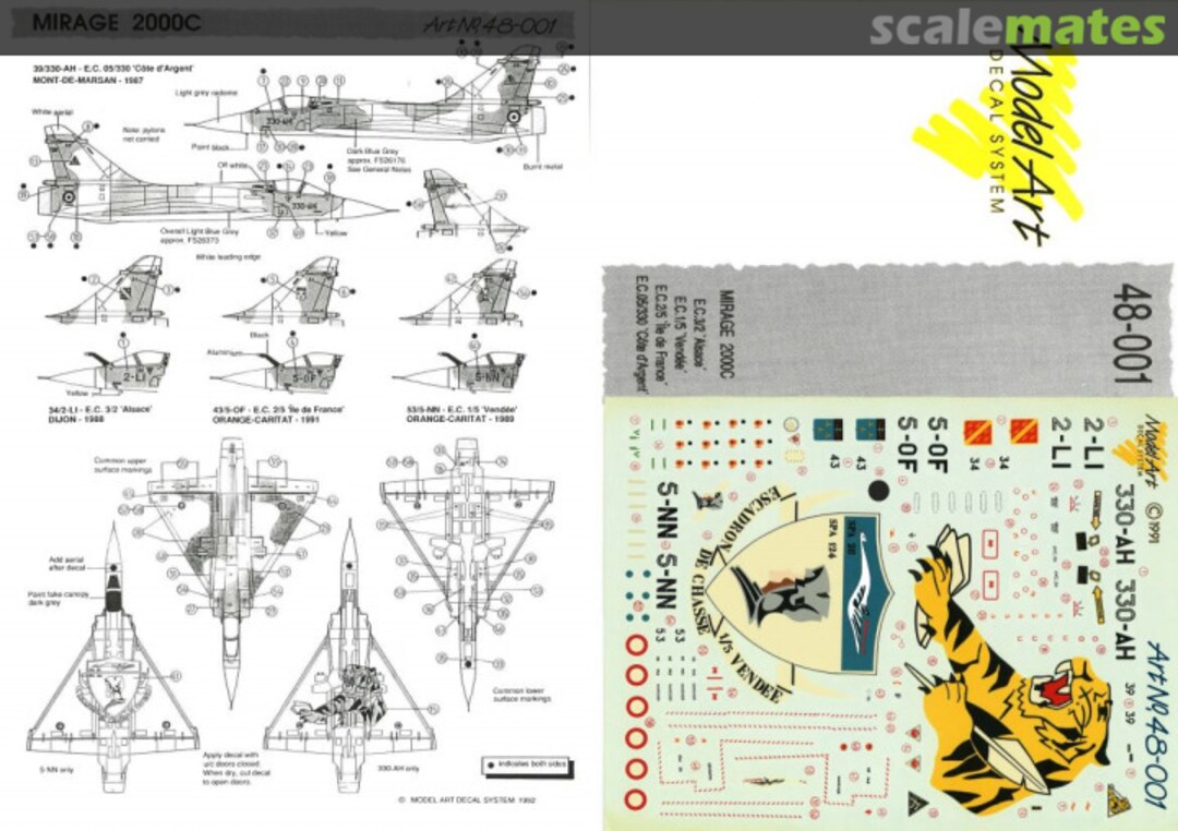 Boxart Mirage 2000C 48-001 ModelArt