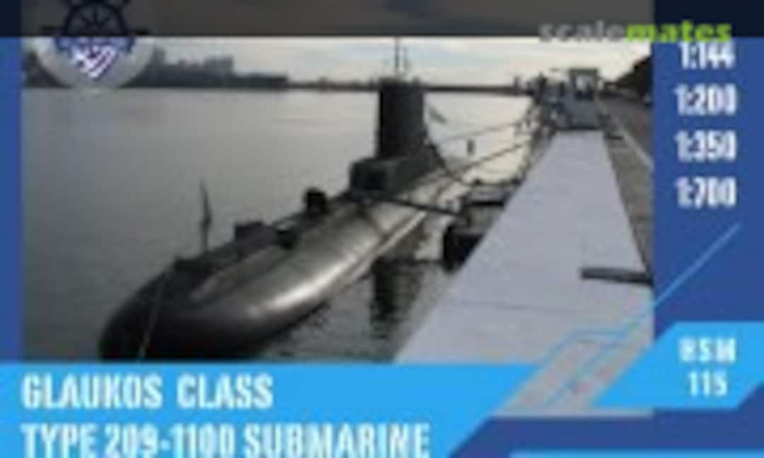 1:700 Glaukos Class Type 209-1100 Submarine (Hellenic Ship Model HSM700-115)