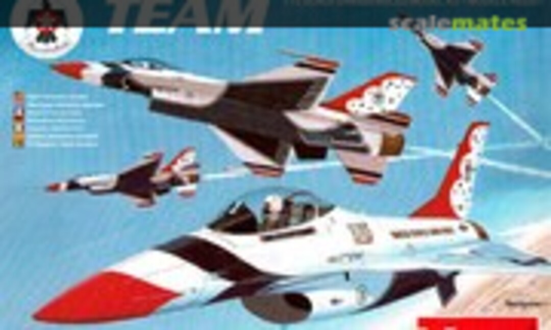 1:72 F-16 Thunderbirds Team (Monogram 5504)